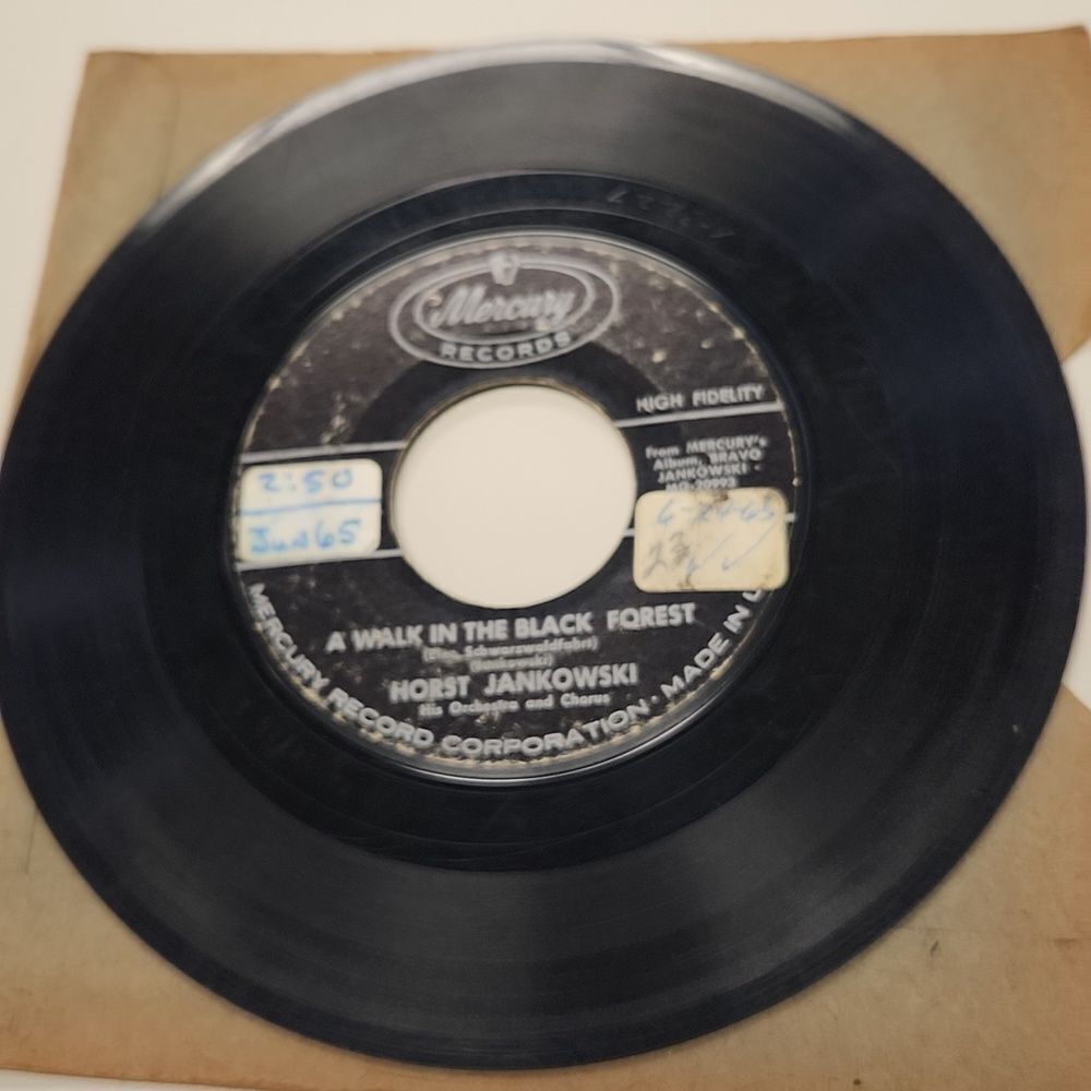 Horst Jankowski NoLa A Walk In The Black Forest 45 RPM Vinyl Record
